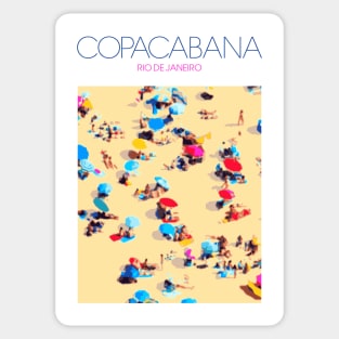 Copacabana beach Sticker